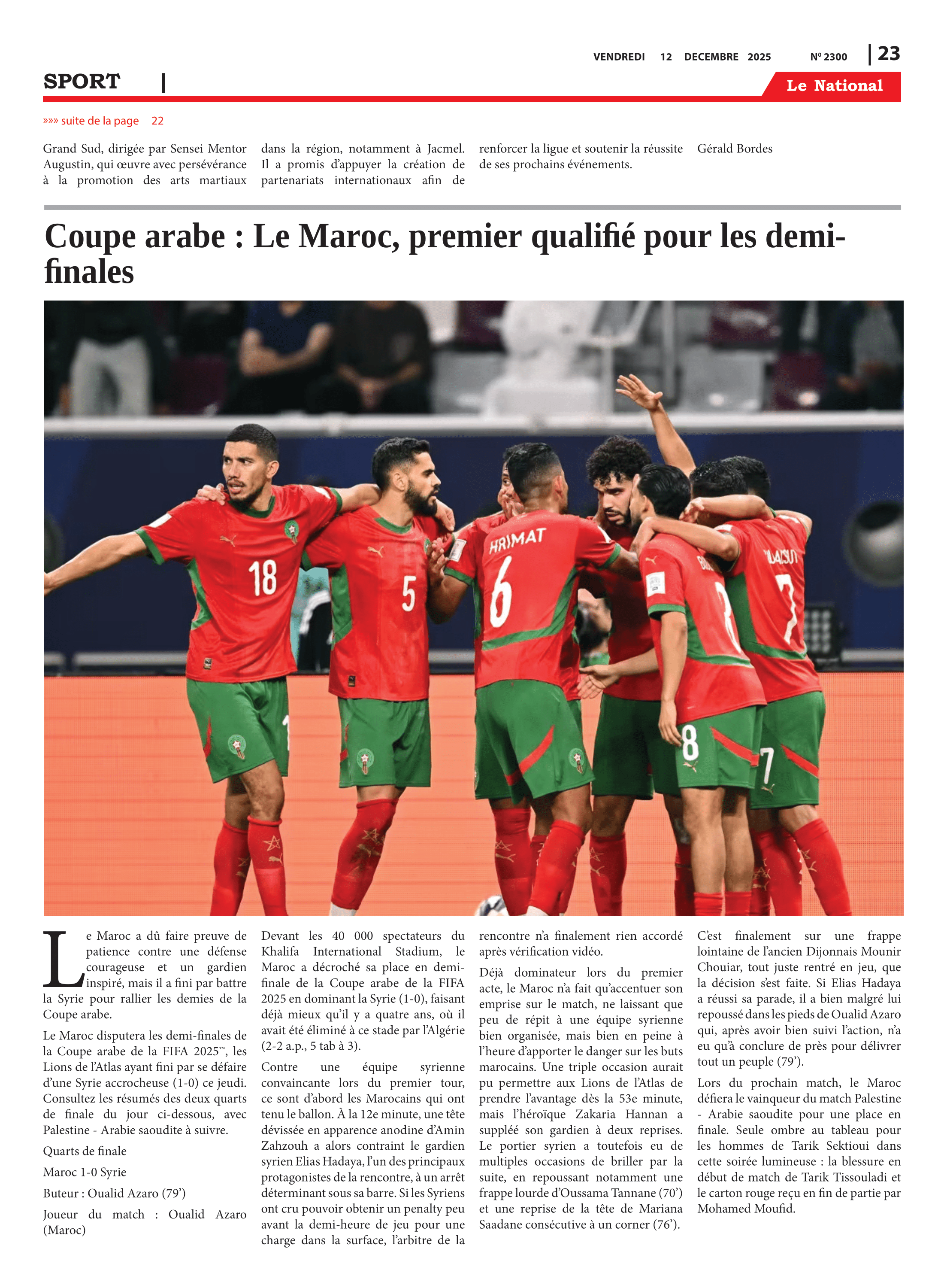 Page 22 de l'édition 2300